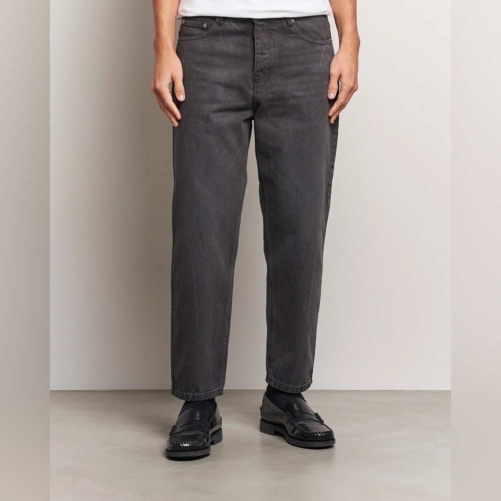 AMI Alexandre Mattiussi Tapered Fit Black Jeans NWT Size 36 SSENSE